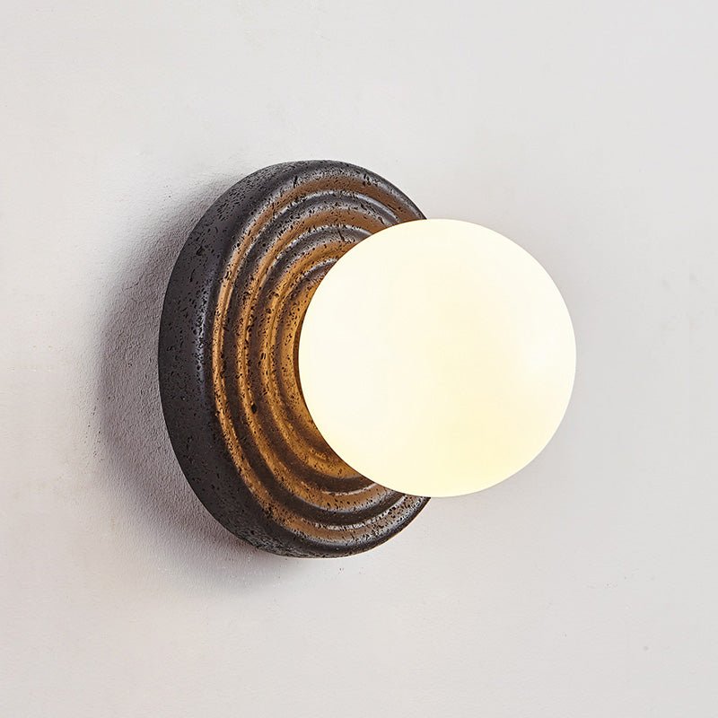 Lunara Travertine Wall Sconce