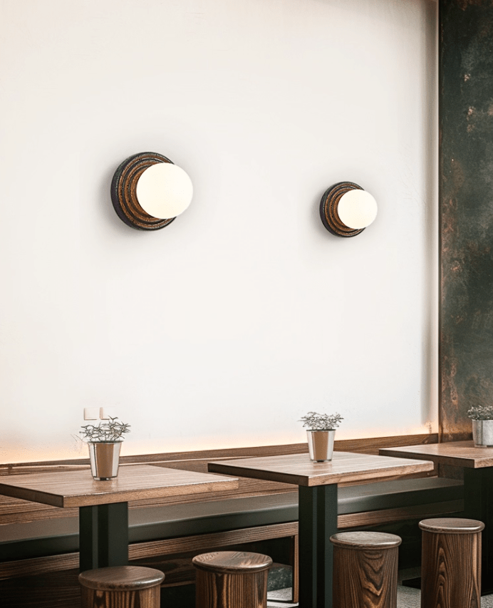 Lunara Travertine Wall Sconce