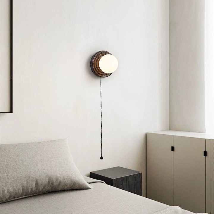 Lunara Travertine Wall Sconce