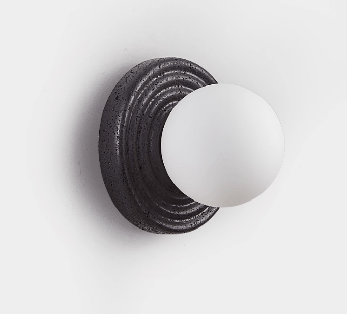 Lunara Travertine Wall Sconce