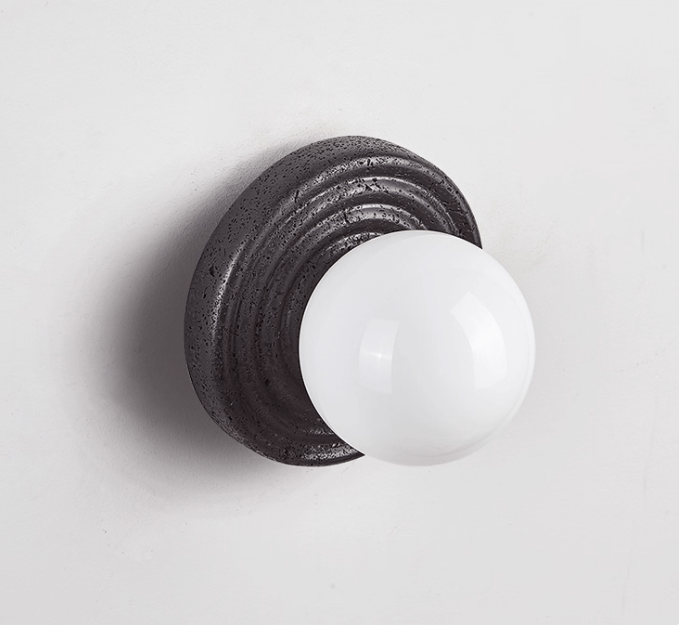 Lunara Travertine Wall Sconce