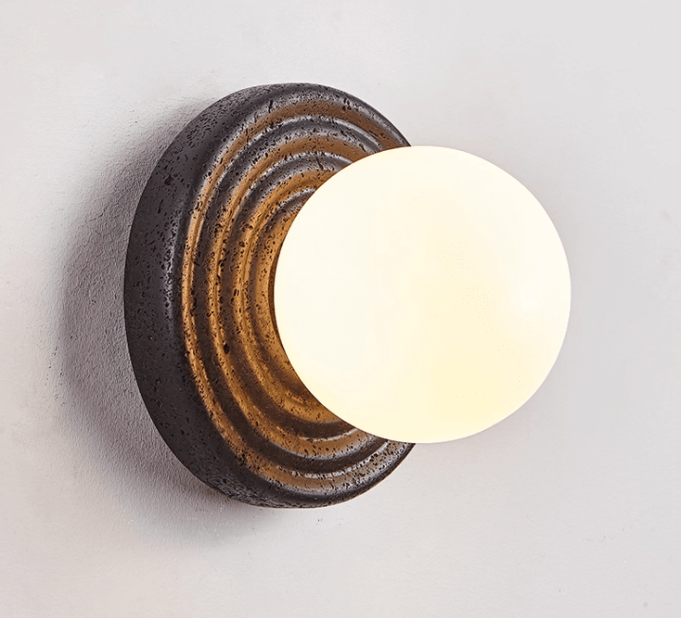 Lunara Travertine Wall Sconce