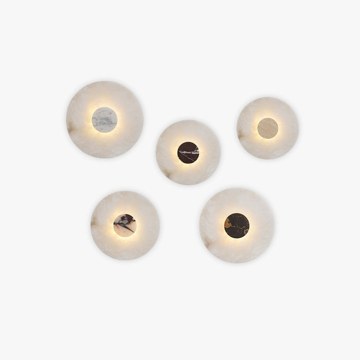 Lunar Veil Alabaster Wall Lamp
