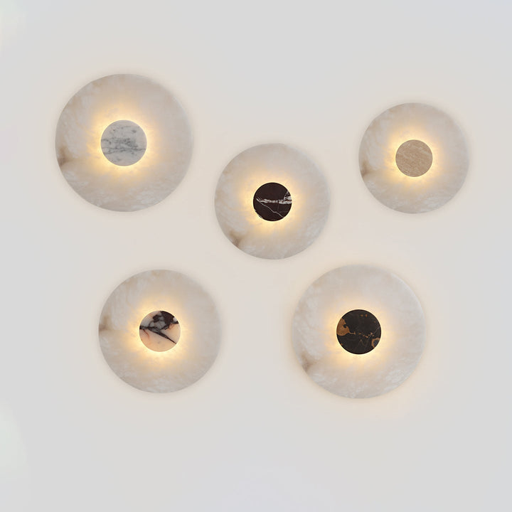 Lunar Veil Alabaster Wall Lamp