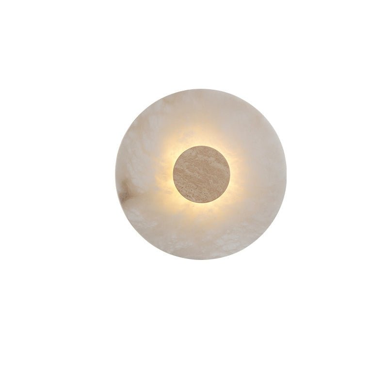 Lunar Veil Alabaster Wall Lamp