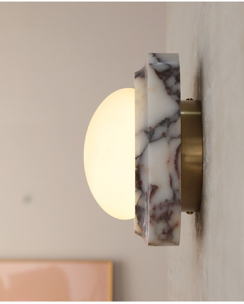 Lunar Marble Wall Light