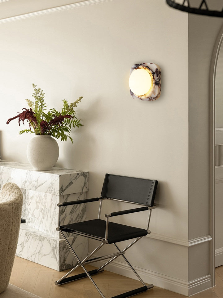 Lunar Marble Wall Light