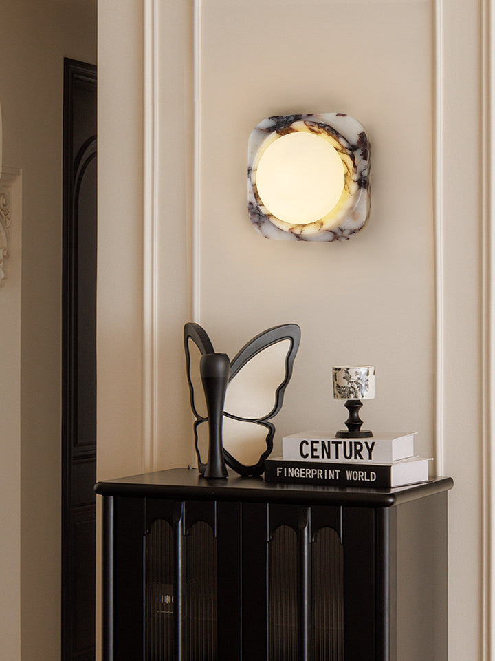 Lunar Marble Wall Light