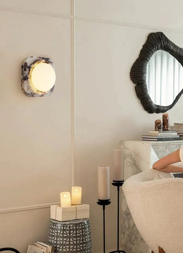 Lunar Marble Wall Light