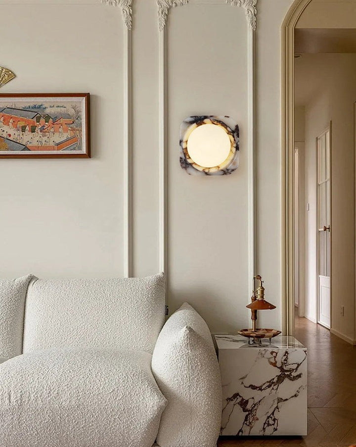 Lunar Marble Wall Light
