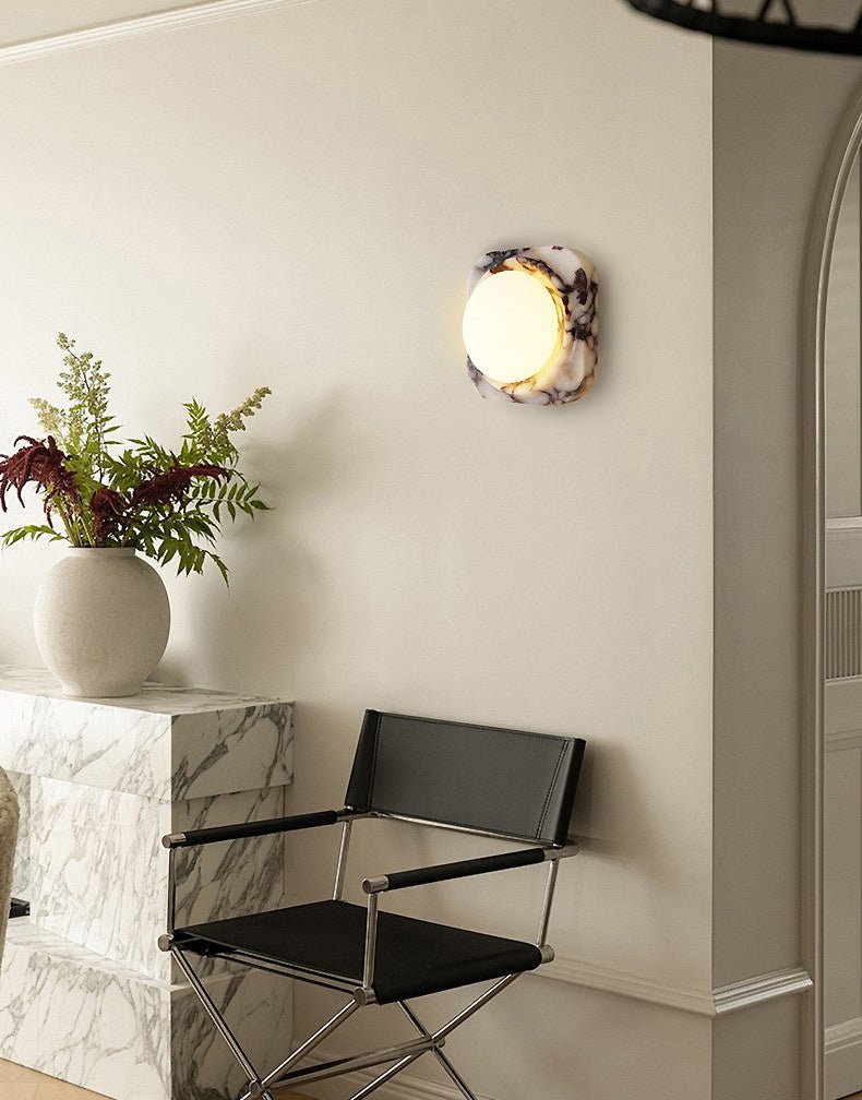 Lunar Marble Wall Light