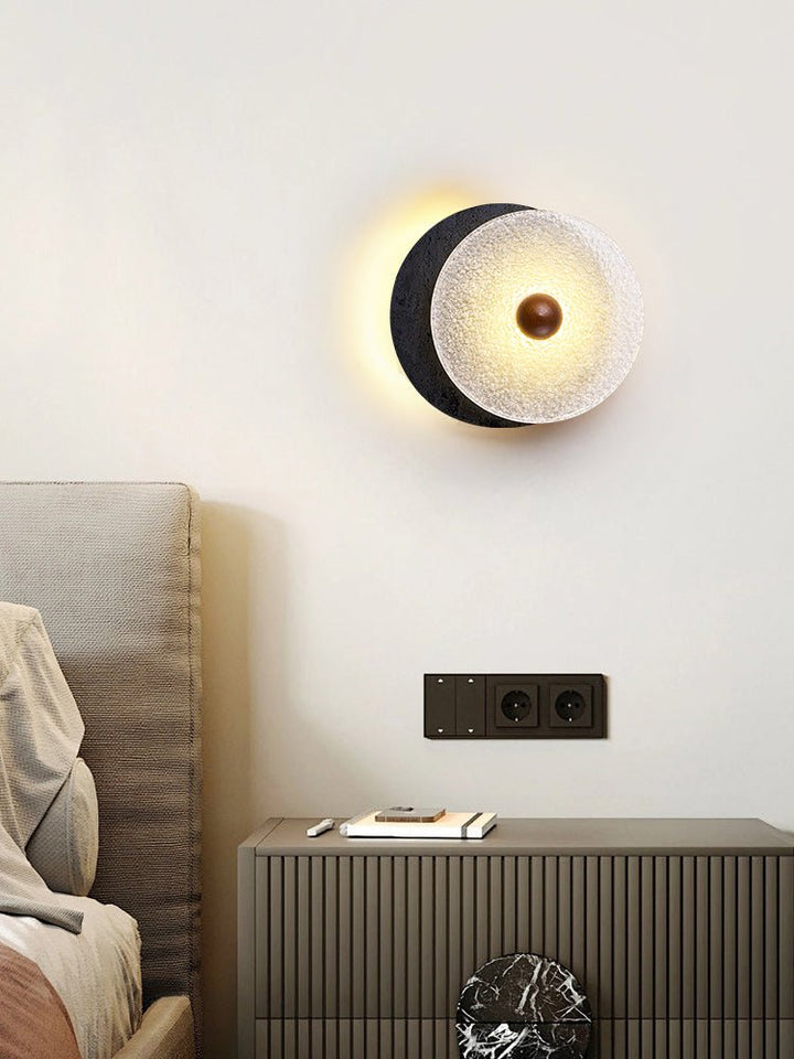 Lunara Textured Disc Wall Light