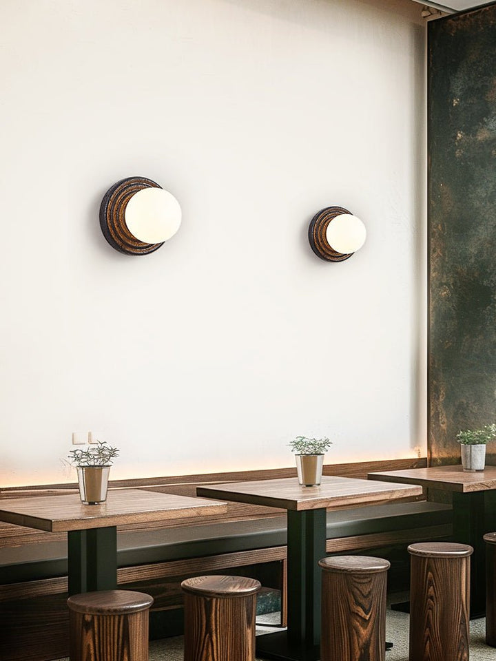 Lunara Travertine Wall Sconce