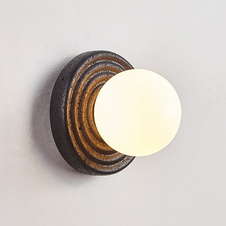 Lunara Travertine Wall Sconce
