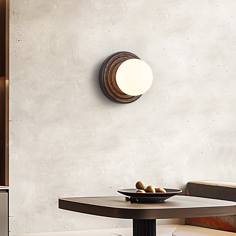 Lunara Travertine Wall Sconce