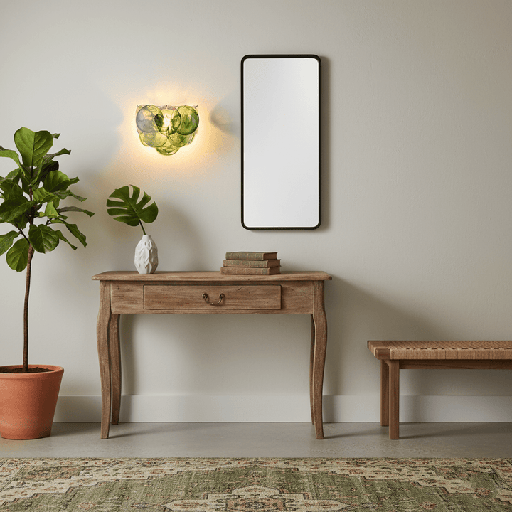 Lunaria Disc Glass Wall Lamp