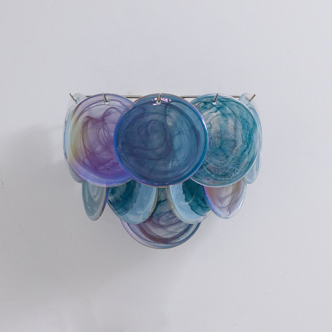 Lunaria Disc Glass Wall Lamp
