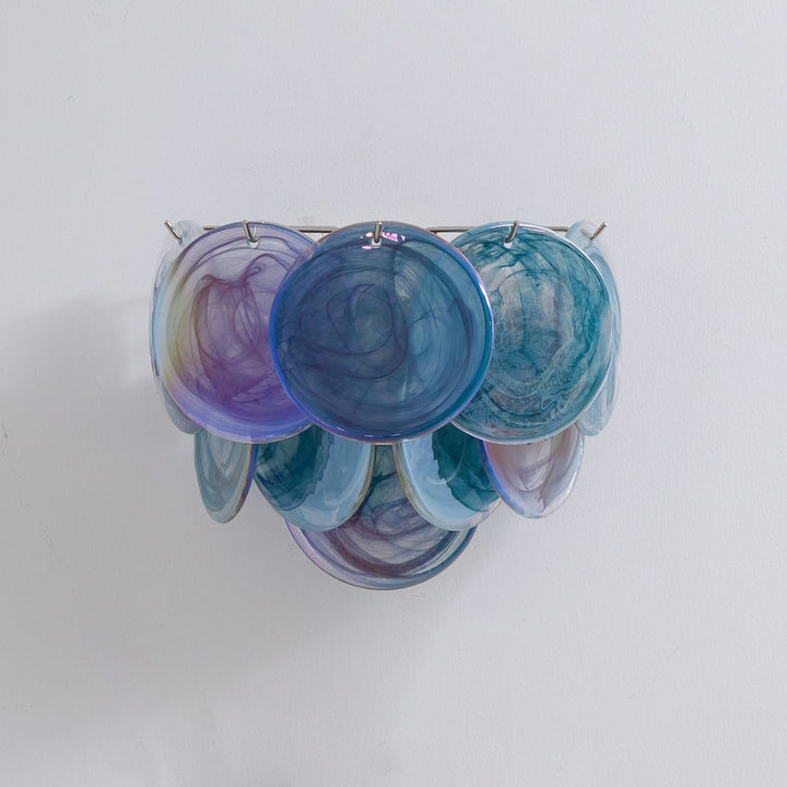 Lunaria Disc Glass Wall Lamp