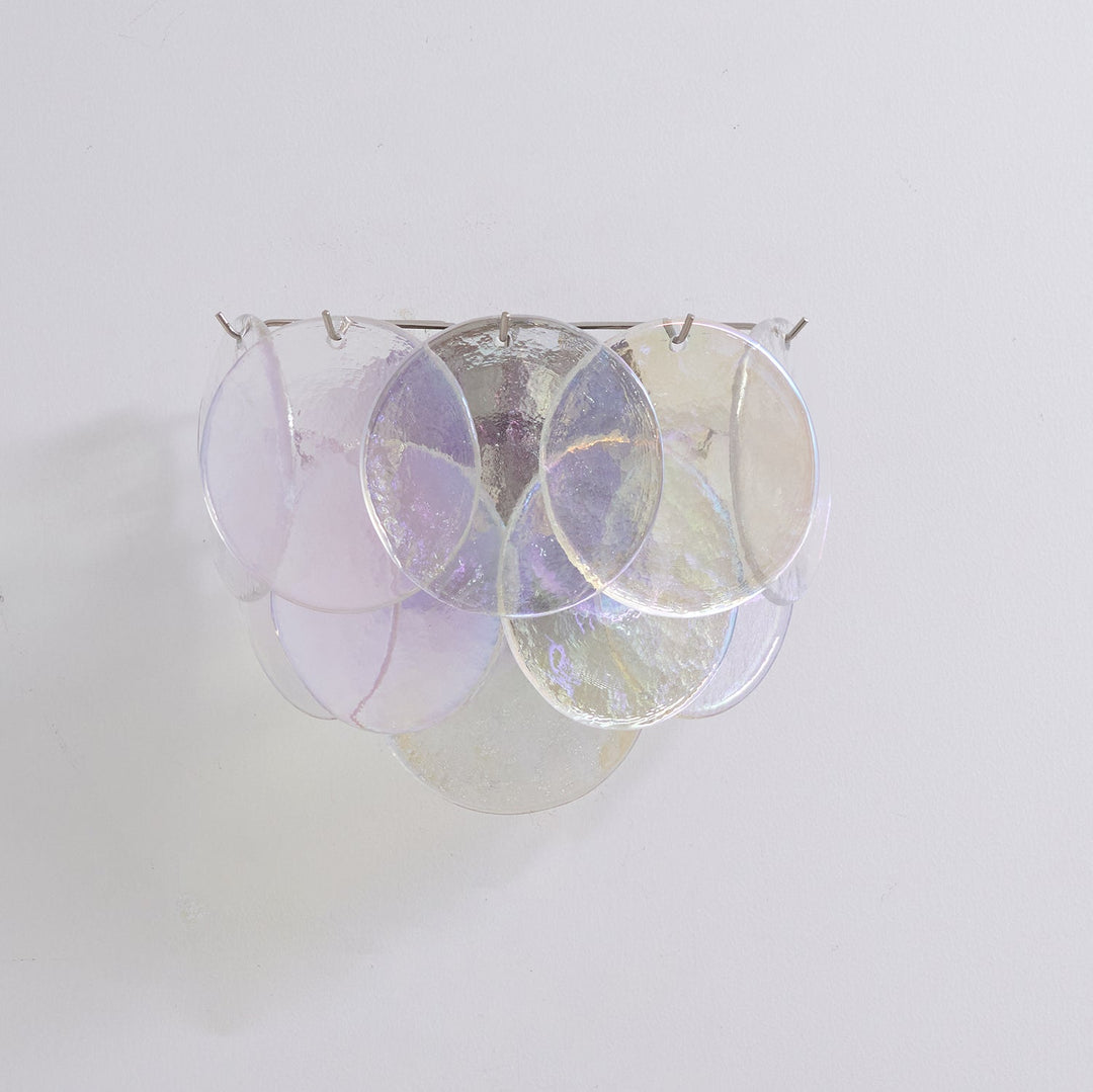Lunaria Disc Glass Wall Lamp