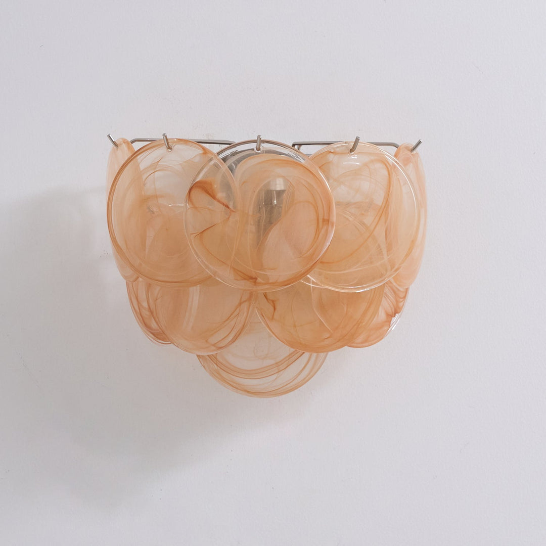 Lunaria Disc Glass Wall Lamp