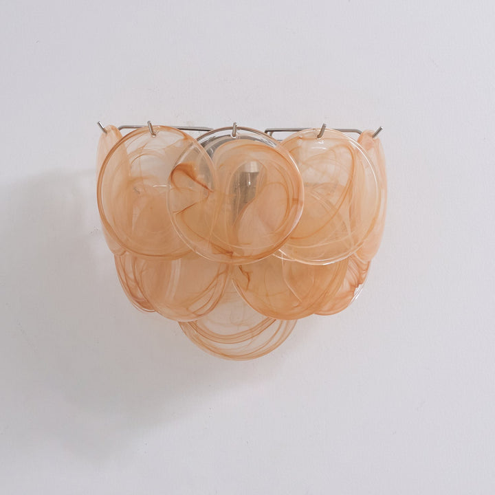 Lunaria Disc Glass Wall Lamp