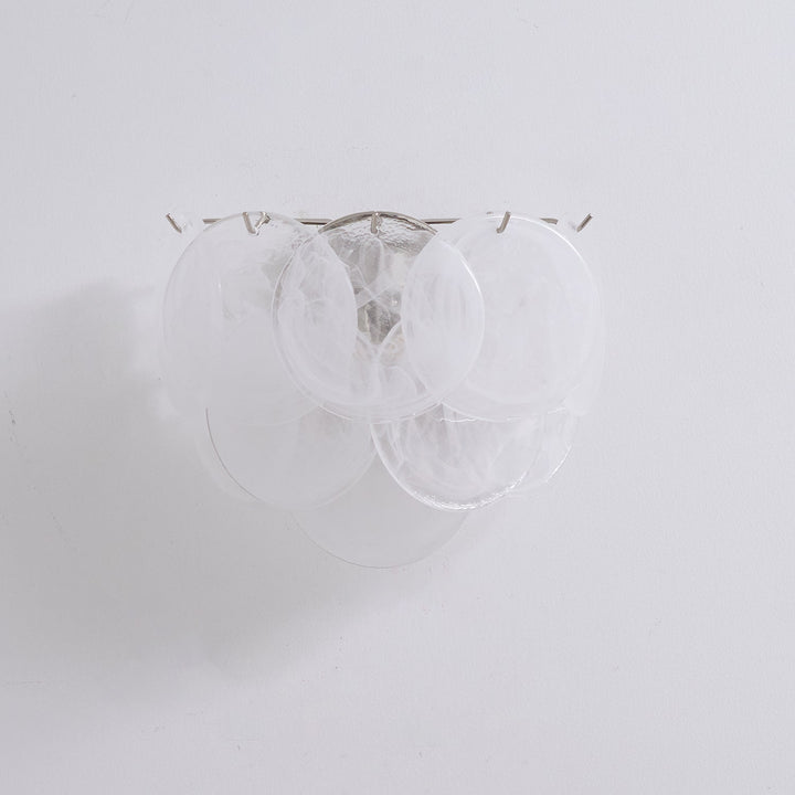 Lunaria Disc Glass Wall Lamp