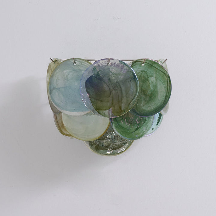 Lunaria Disc Glass Wall Lamp