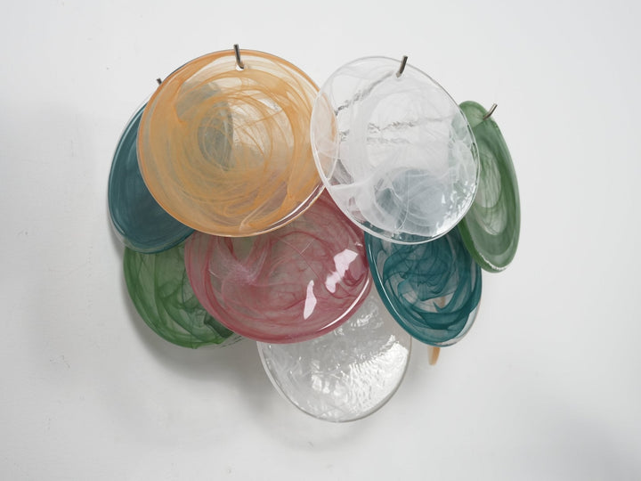 Lunaria Disc Glass Wall Lamp