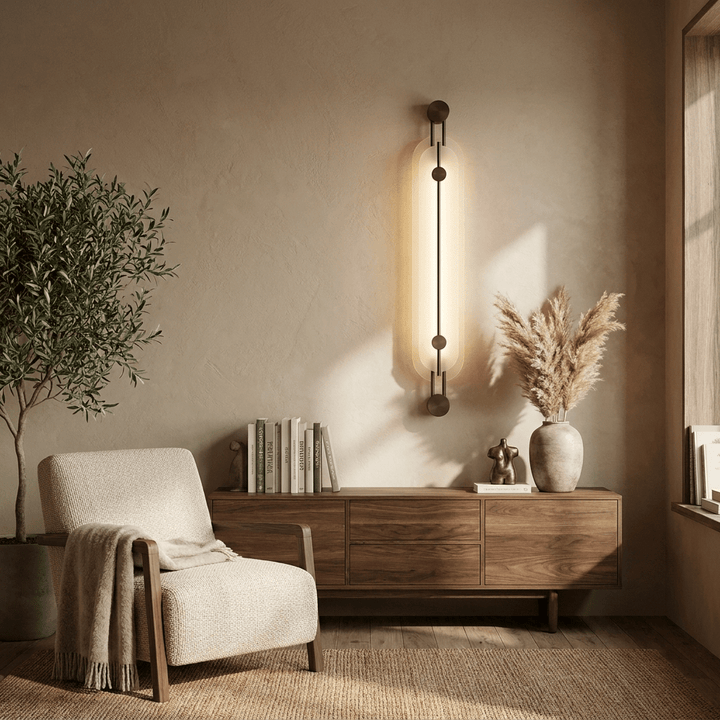 Lyra Alabaster Wall Sconce