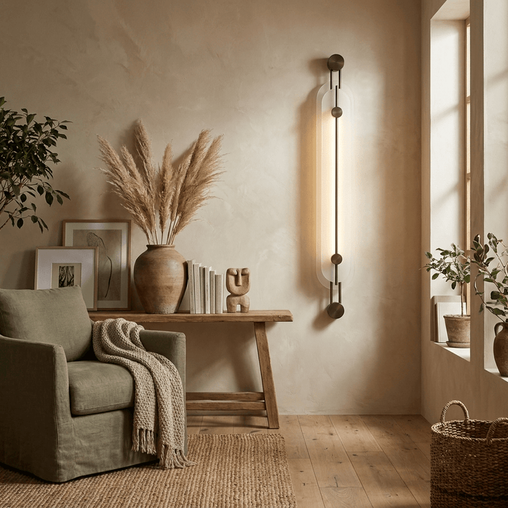 Lyra Alabaster Wall Sconce