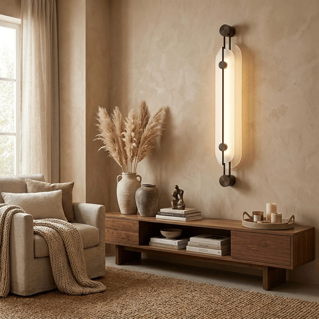 Lyra Alabaster Wall Sconce