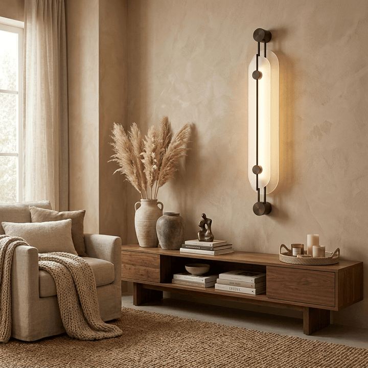 Lyra Alabaster Wall Sconce