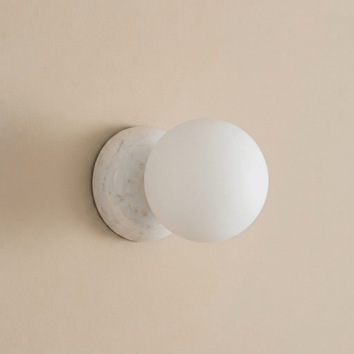 Marble Globe Wall Sconce