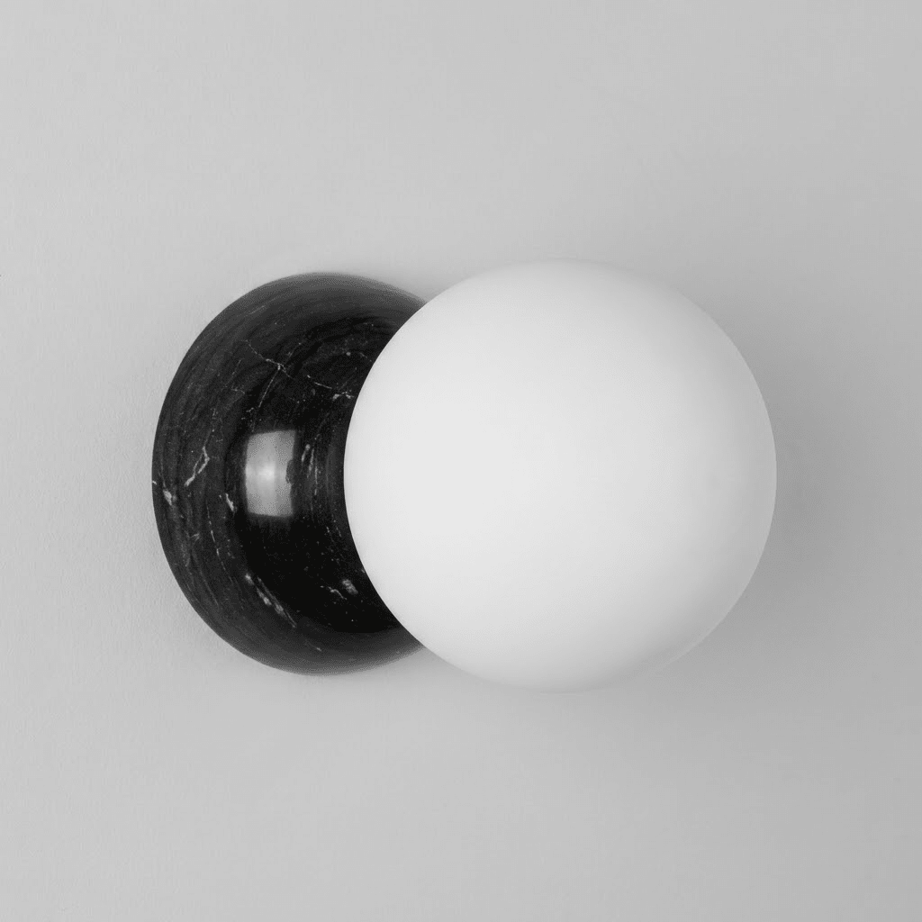 Marble Globe Wall Sconce