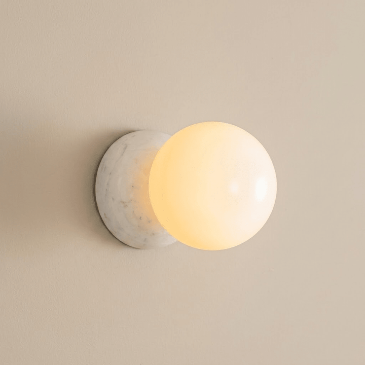 Marble Globe Wall Sconce