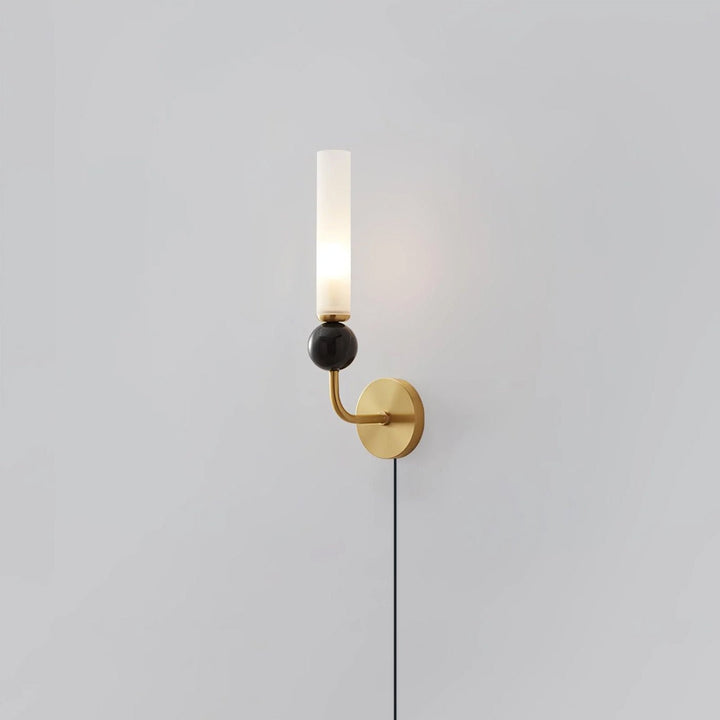 Marble Vertical Plug-in Wall Lamp