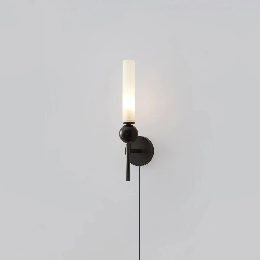 Marble Vertical Plug-in Wall Lamp