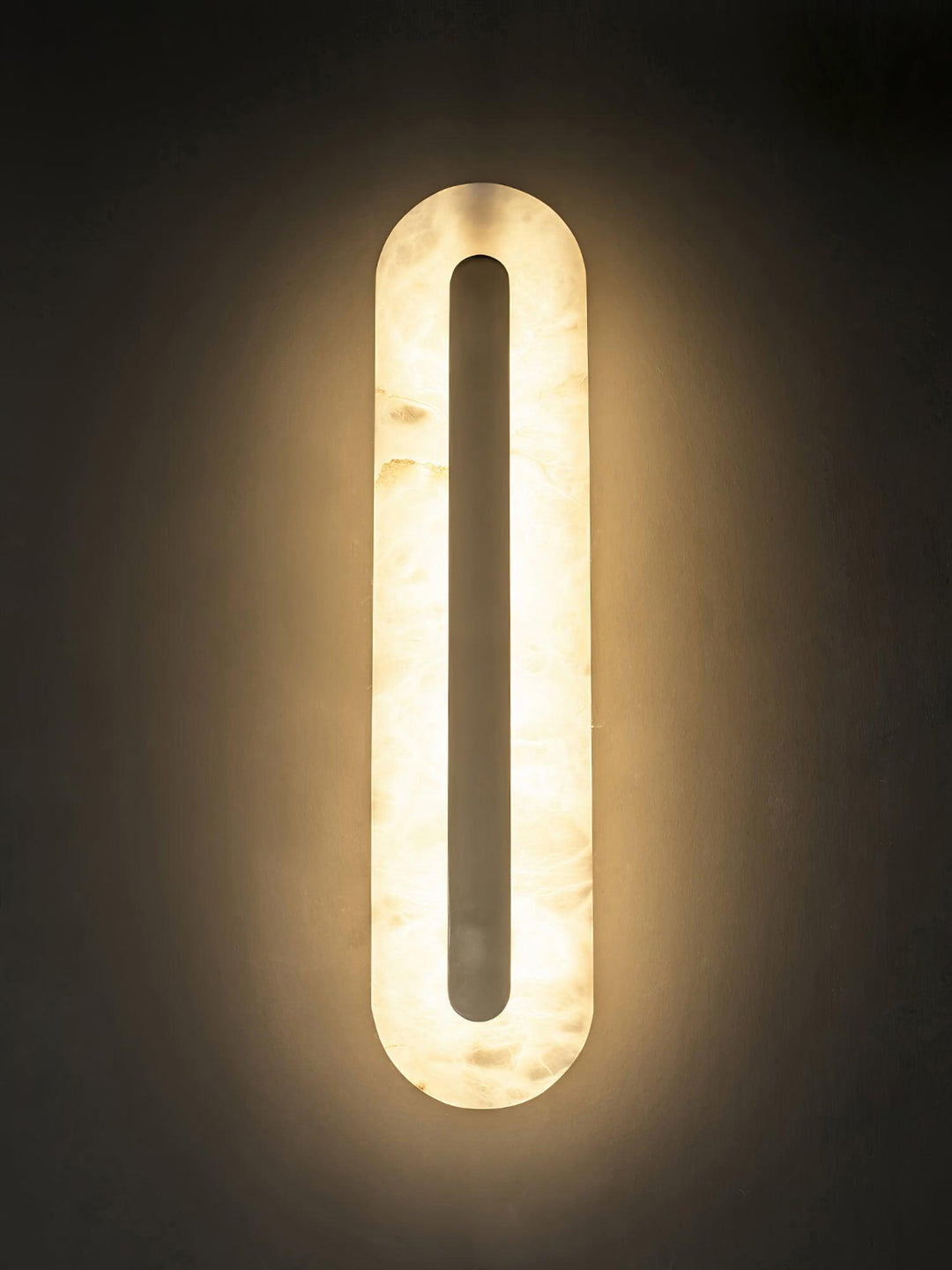 Alabaster Rounded Wall Light