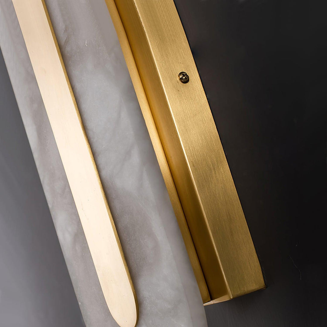 Alabaster Rounded Wall Light