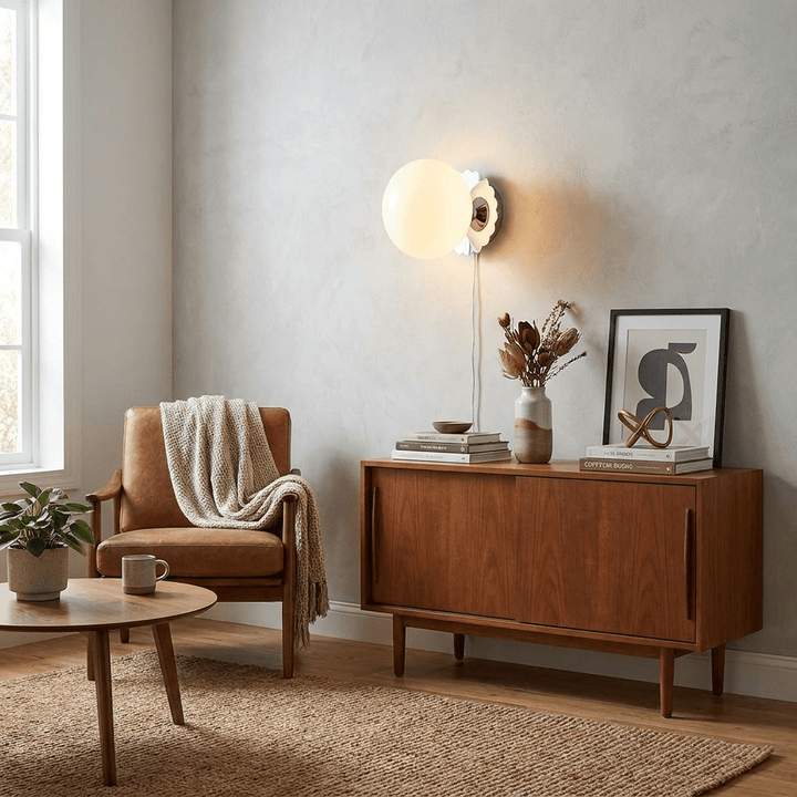 Marshmallow Plug-in Sconces