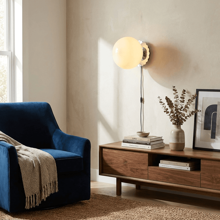 Marshmallow Plug-in Sconces
