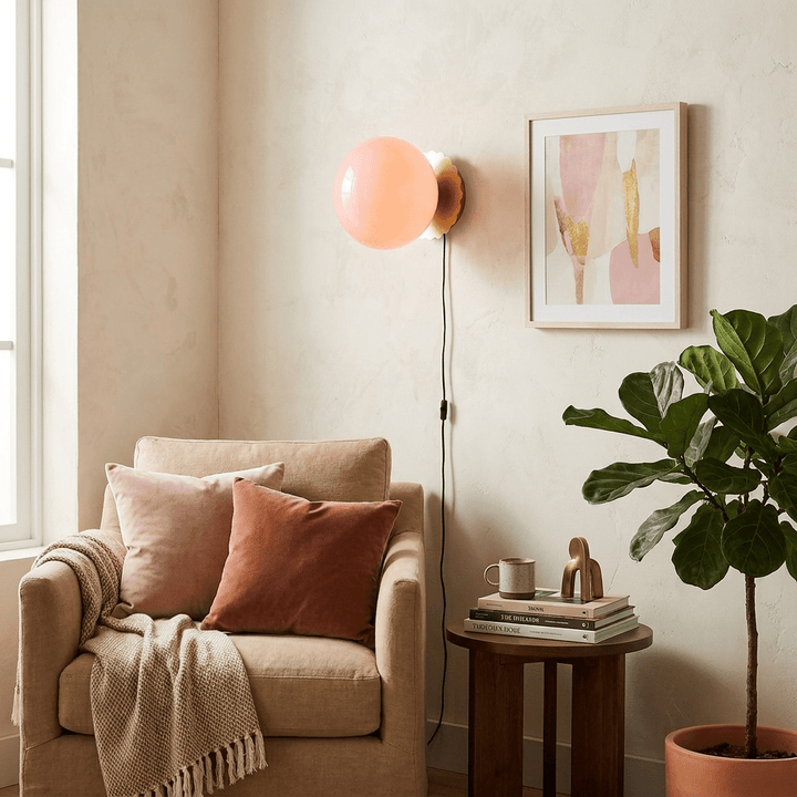 Marshmallow Plug-in Sconces