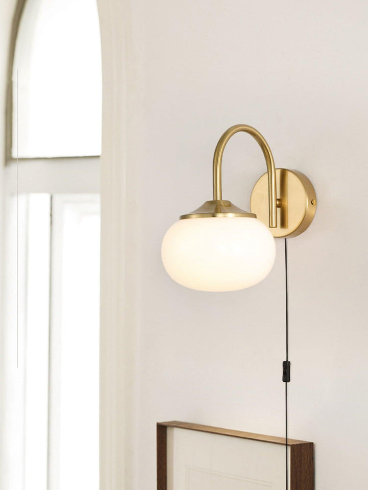 Marshmallow Plug-in Sconce