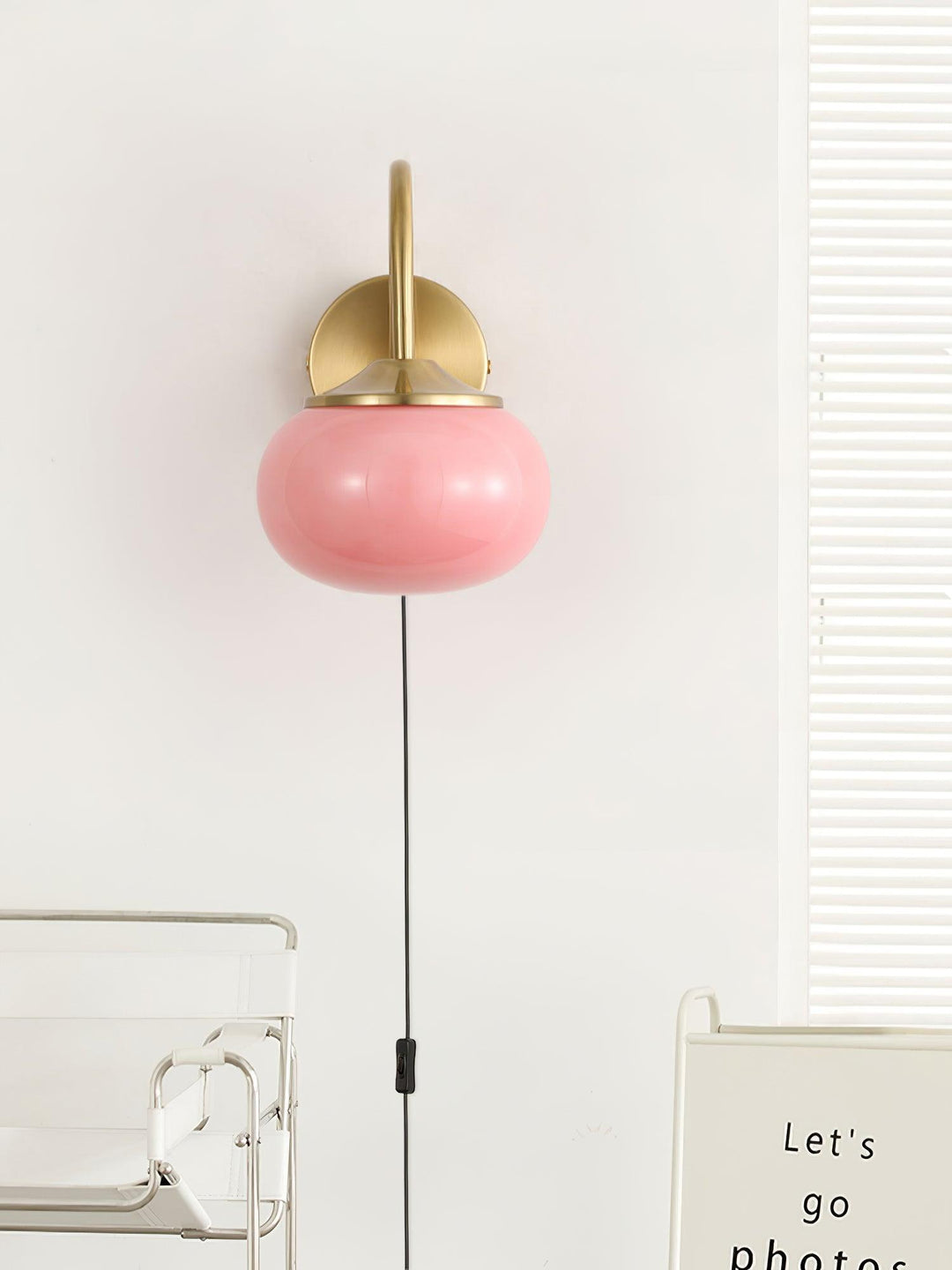 Marshmallow Plug-in Sconce