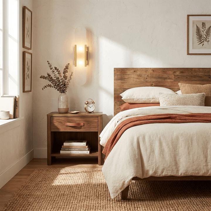Oblong Alabaster Wall Sconce