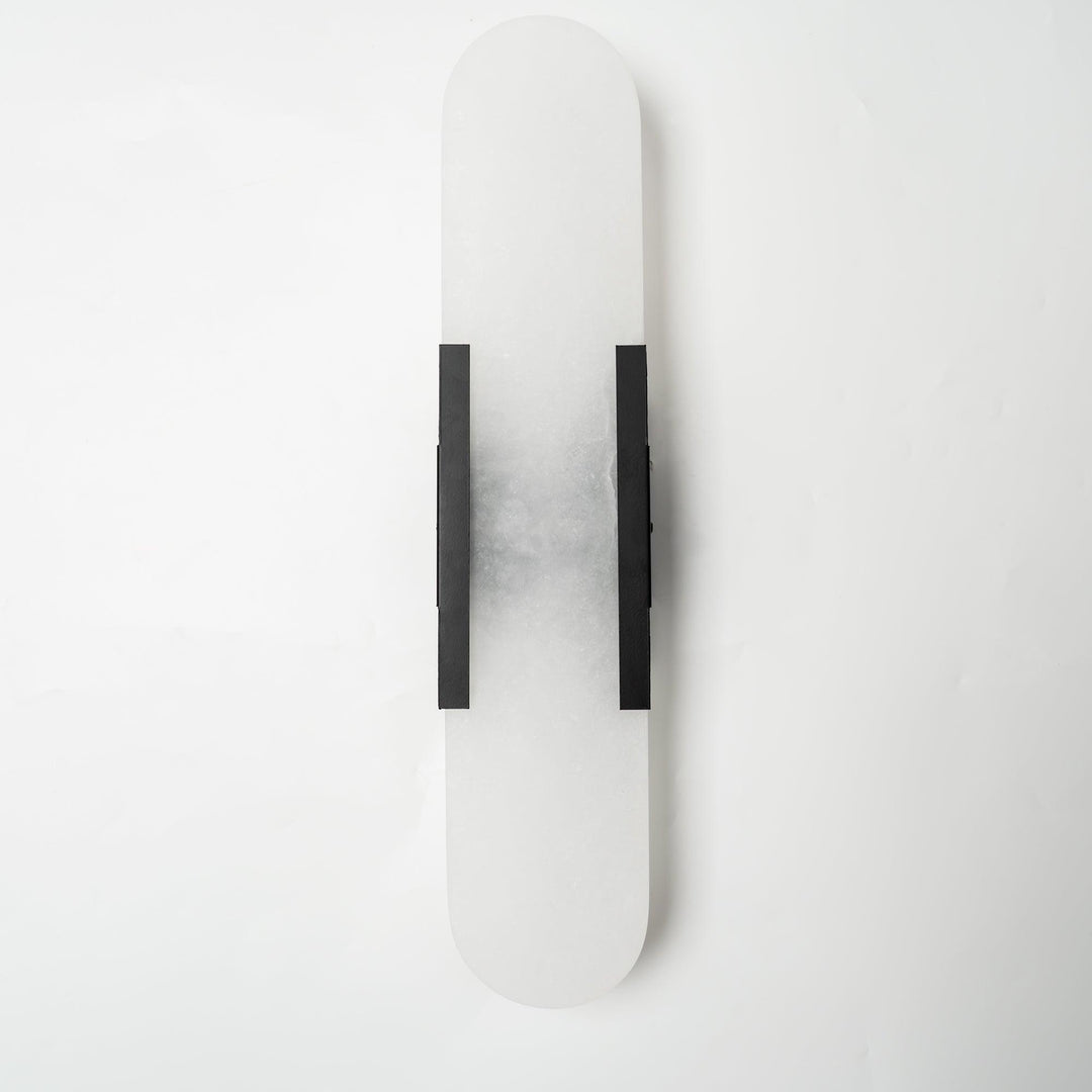 Oblong Alabaster Wall Sconce