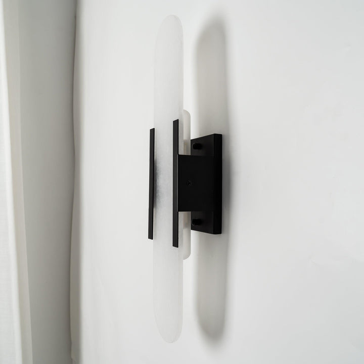 Oblong Alabaster Wall Sconce