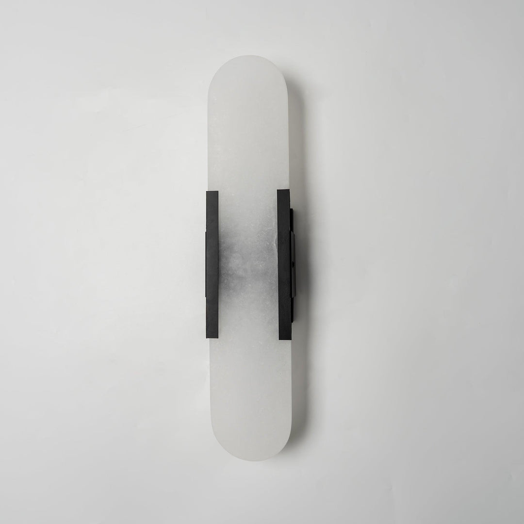 Oblong Alabaster Wall Sconce