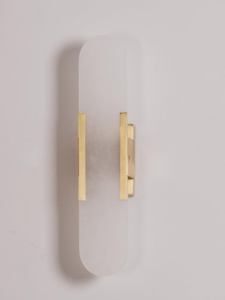 Oblong Alabaster Wall Sconce