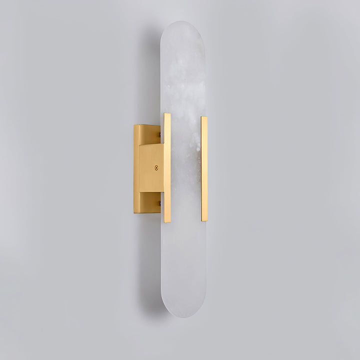 Oblong Alabaster Wall Sconce